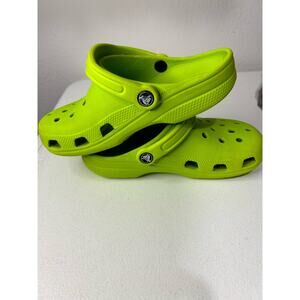 Classic Green Crocs adult Unisex Size M-4 W-6